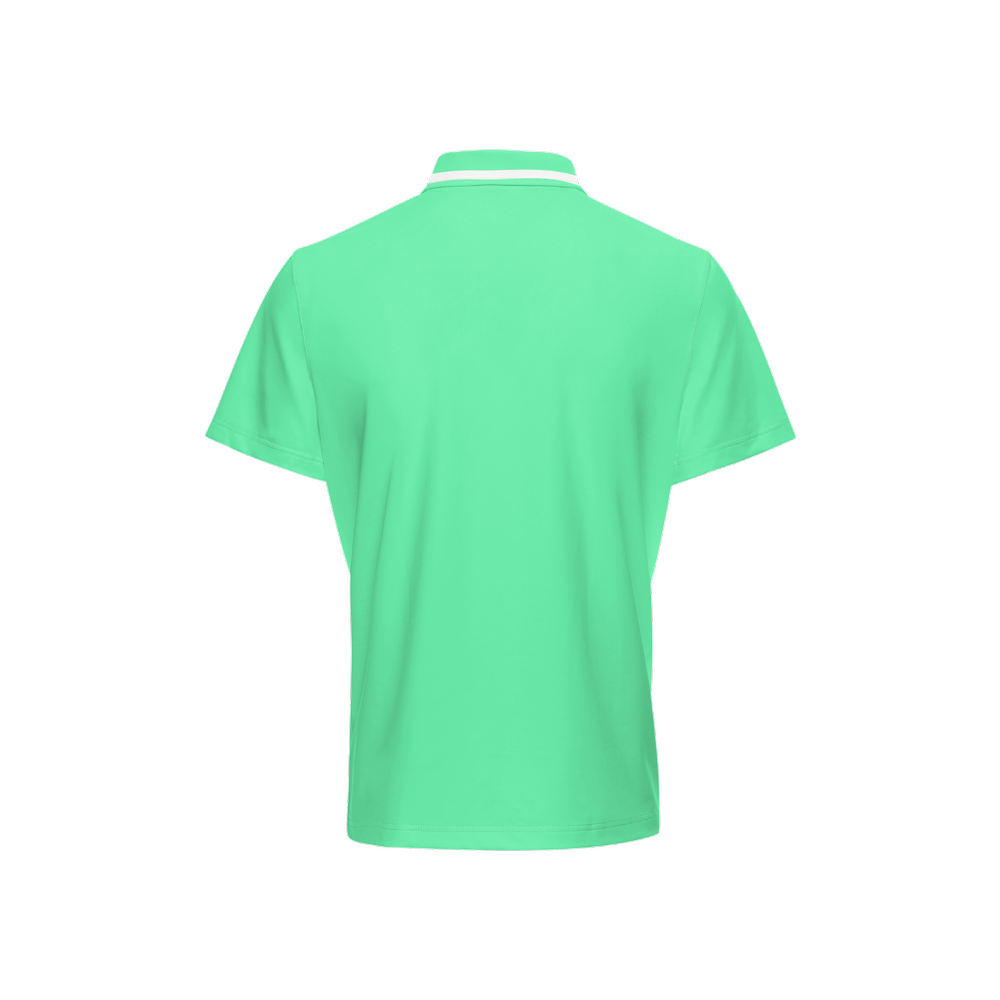 MV Men’s Classic Fit Polo. 84% Recycled polyester & 16% spandex.